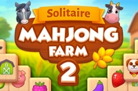 Match fliserne og hyg dig med forskellige bondegårdsdyr i Solitaire Mahjong
