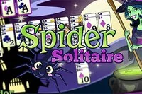 Heksen skaber kaos i Spider Solitaire!