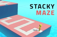 Stacky Maze er et spil, hvor du samler kuber