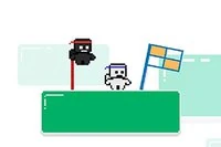 Du og din ven skal overleve i stickman-verdenen, og I skal være meget