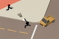Bliv den sidste stickman i live i dette vilde online battle royale-spil