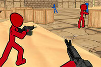 Nyd dette fantastiske FPS-spil, hvor du kan styre en modig stickman!