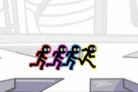Stickman Party Electric er et sjovt eventyrspil for to spillere