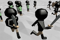 Bliv en rigtig taktisk helt og vind stickman-kampen!