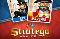 Vælg Højere eller Lavere og kæmp med Stratego-kortene