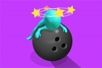 Vælt tændstikmænd i dette afhængighedsskabende bowling spil