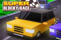 Super Blocky Race er et sjovt bilspil