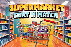 Sortér og match supermarkedsvarer