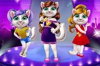 Superstar Kitty: Fashion Award er et farverigt makeover-spil