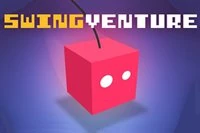 Denne klovn er klar til at begynde et spændende eventyr med Swingventure