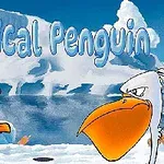 Illustration af en vred pingvin og en anden fugl med et isdækket landskab og teksten Tactical Penguin i baggrunden