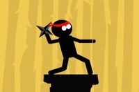 Kast ninja-stjerner på de andre ninjaer i dette episke kampspil!