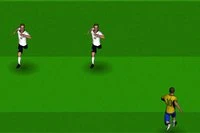 Kom så langt du kan på banen i dette fodboldspil