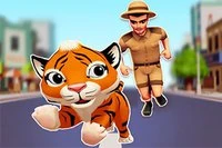 Spændende og sjovt tiger parkour-spil, lige så underholdende som subway