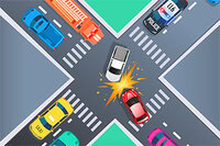 I Tiny Cars er dit job at tage sig af små biler, der krydser vejen