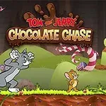 Tom and Jerry: Chocolate Chase Tom jagter Jerry i en farverig verden fuld af slik og chokolade