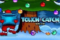 Julemanden mangler julepynt. Det er en  lige under  for spillet Touch & Catch: