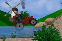 Kør en traktor og gør dig klar til et vildt off-road løb