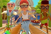 Train Surfers er et vanedannende 3D endeløst subway-løb