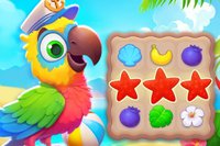 Start en farverig rejse i Tropical Match!