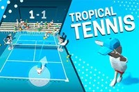 Tropical Tennis er et sjovt og vanedannende sports spil