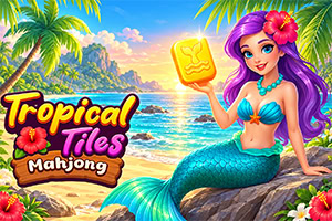 Match brikker i et tropisk paradis