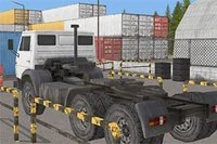 3D lastbil parkering spil