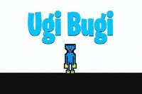 Ugi Bugi, den søde blå bamse, skal nå flaget