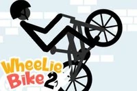 Wheelie Bike 2 er et sjovt, vanedannende spil