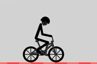 Han skal lave et wheelie-stunt på cykel som udfordring
