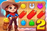 Wild West Match 2 tager dig med til den spændende guldgraverperiode i Det
