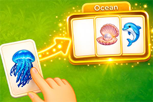 Kombinér solitaire med ordpuslespil