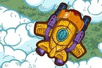 Actionfyldt steampunk skydespil i luften