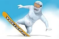 Guide Yeti ned ad skråningen og slå nogle pingviner ihjel