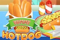 Yummy Hotdog er et spil, hvor du laver din egen lækre hotdog fra bunden